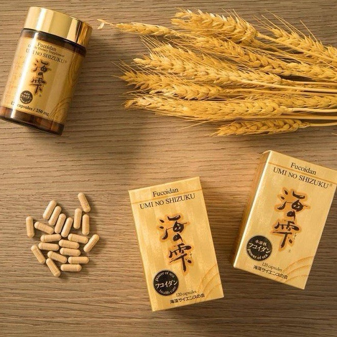 Umi No Shizuku Fucoidan 120 Capsules – Sealed – Made in Japan