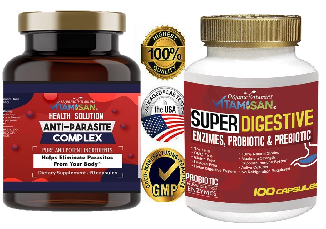 Natural ORGANIC CANDIDA Albicans Support Kit Full Detox and Cleanse of Fungus