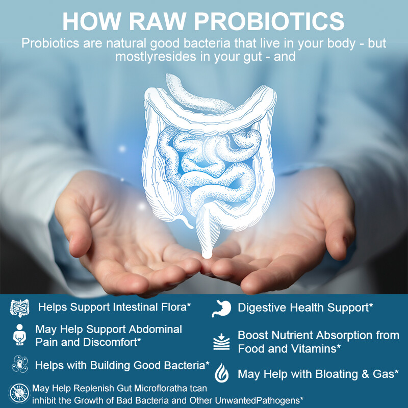 Probiotics 100 Billion CFU High Potency Digestive Immune Health Support 120 Caps