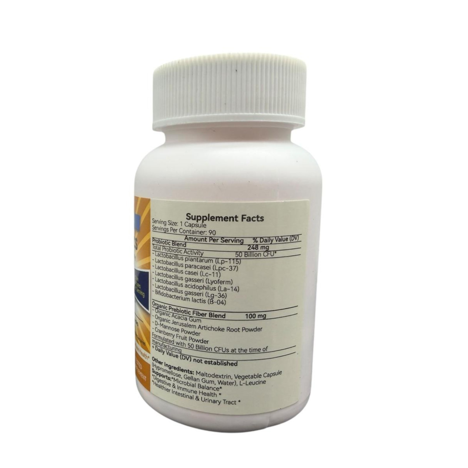 Nature’s Recipes Probiotic 50B 20 Strains 90 Tabs Compare NewRhythm Exp 01/27