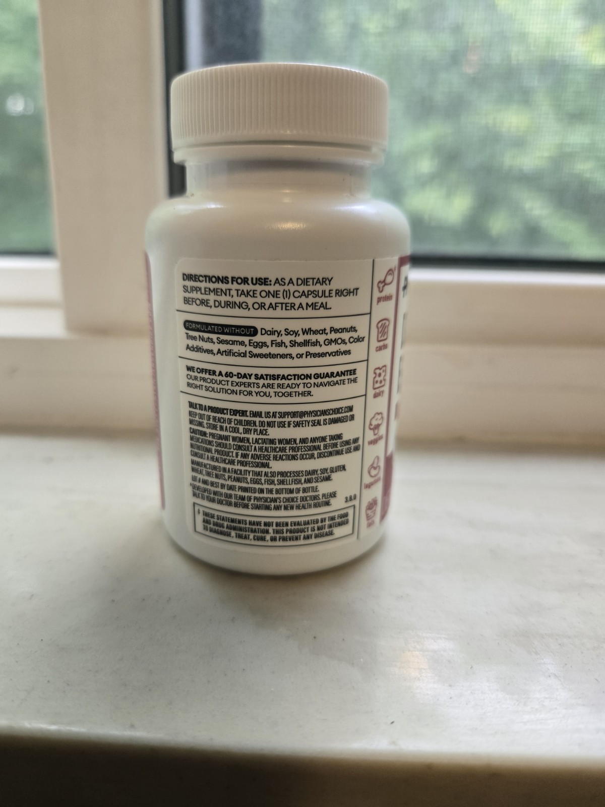 Physician’s Choice DIGESTIVE ENZYMES – 90 Capsules Physicians Probiotics 4/2026
