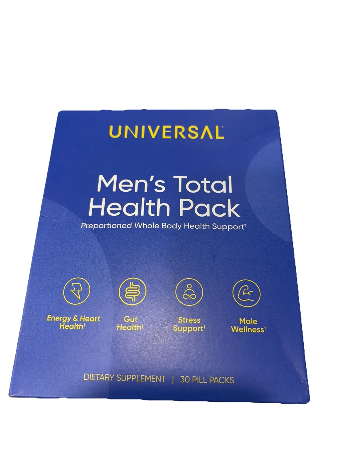 Men’s Total Health Daily Vitamin 30 Count (Pack of 1), Unflavored Pill Pack