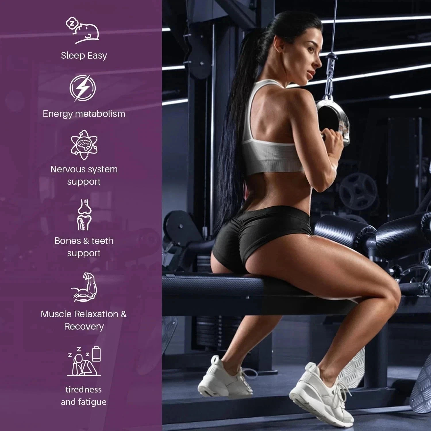 Magnesium 12 in 1 Complex 700mg – Glycinate Citrate Malate Taurate Daily Support