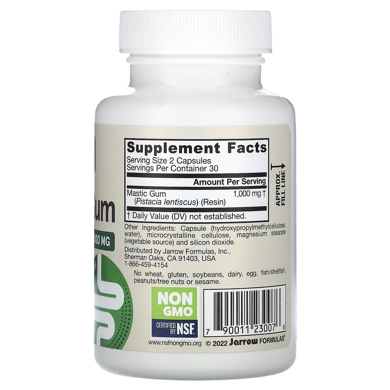 Mastic Gum, 1,000 mg, 60 Veggie Capsules (500 mg per Capsule)