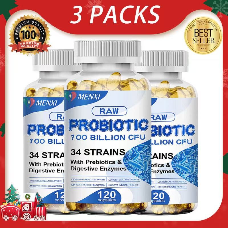 360 Capsules Probiotics Digestive Enzymes 100 Billion CFU Potency Immune Health
