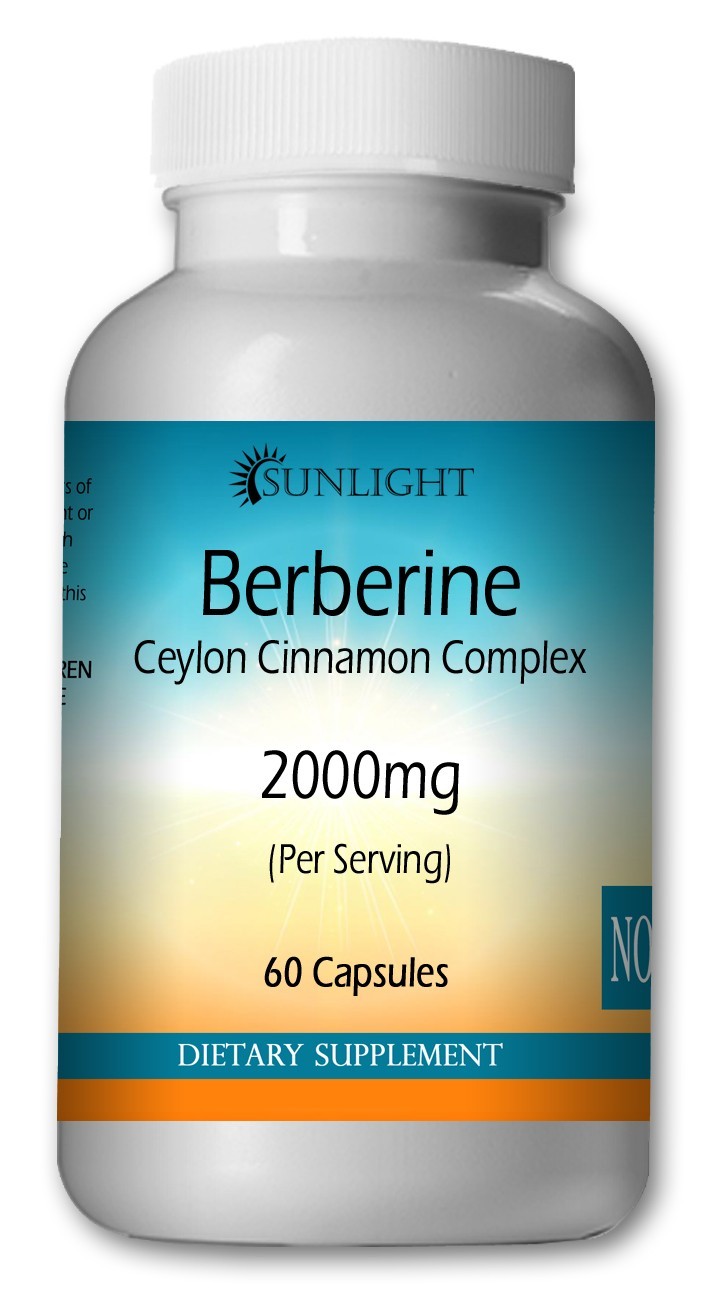 Berberine HCl with Ceylon Cinnamon Capsules 2000mg serving- limited stock