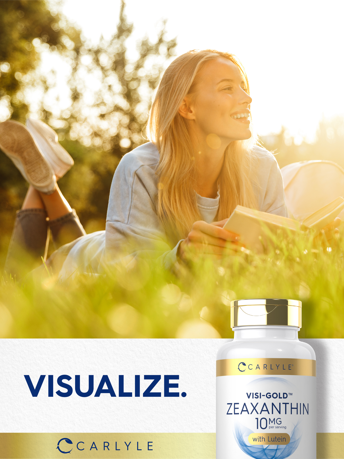 Zeaxanthin 14mg | 120 Softgels | Non-GMO, Gluten Free Supplement | by Carlyle