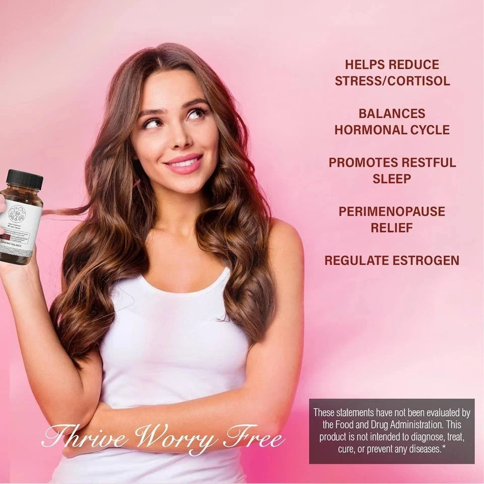 Happy Mammoth Hormone Harmony Natural Hormonal Support for Women 72 Capsule 3 PC