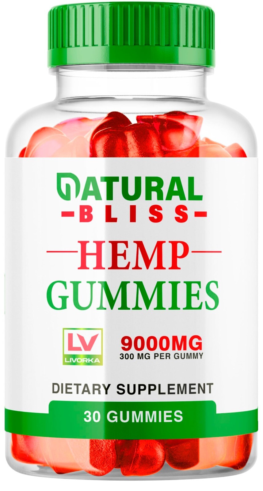 Natural Bliss Gummies, 30 Gummies 30 Count (Pack of 1)