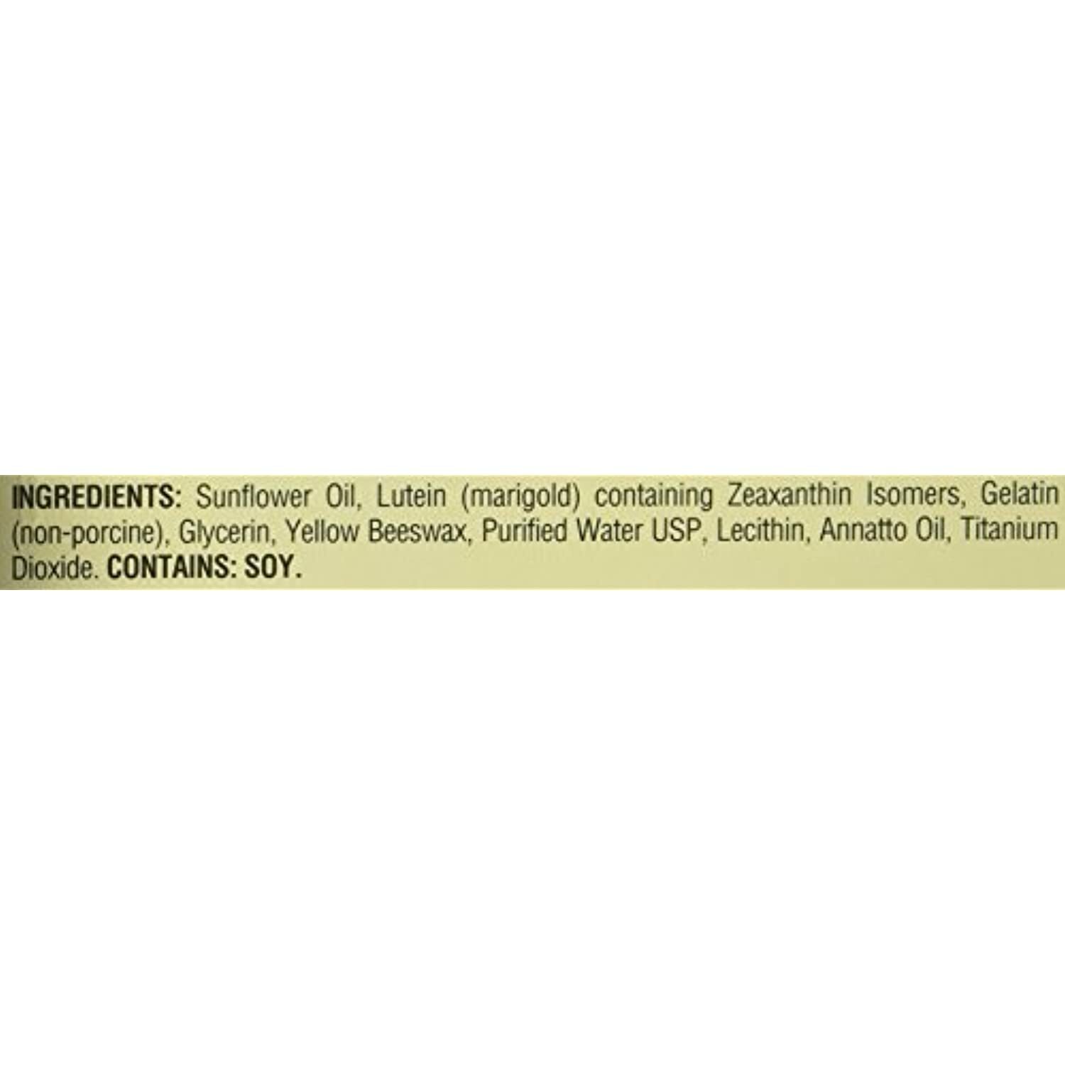 Trunature Vision Softgels Complex Lutein and Zeaxanthin Supplement