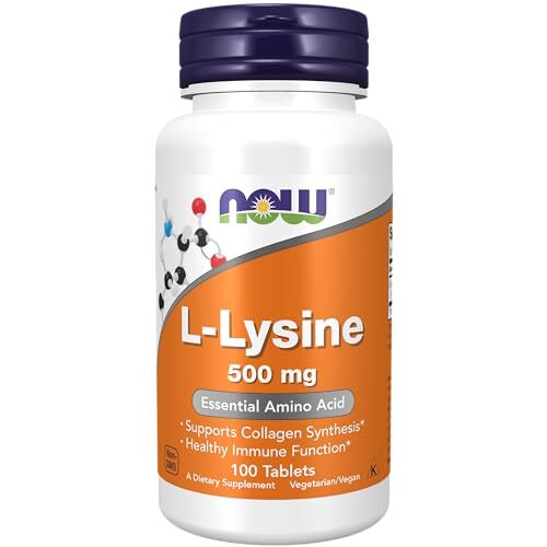 NOW FOODS L-Lysine 500 mg 100 Tablets