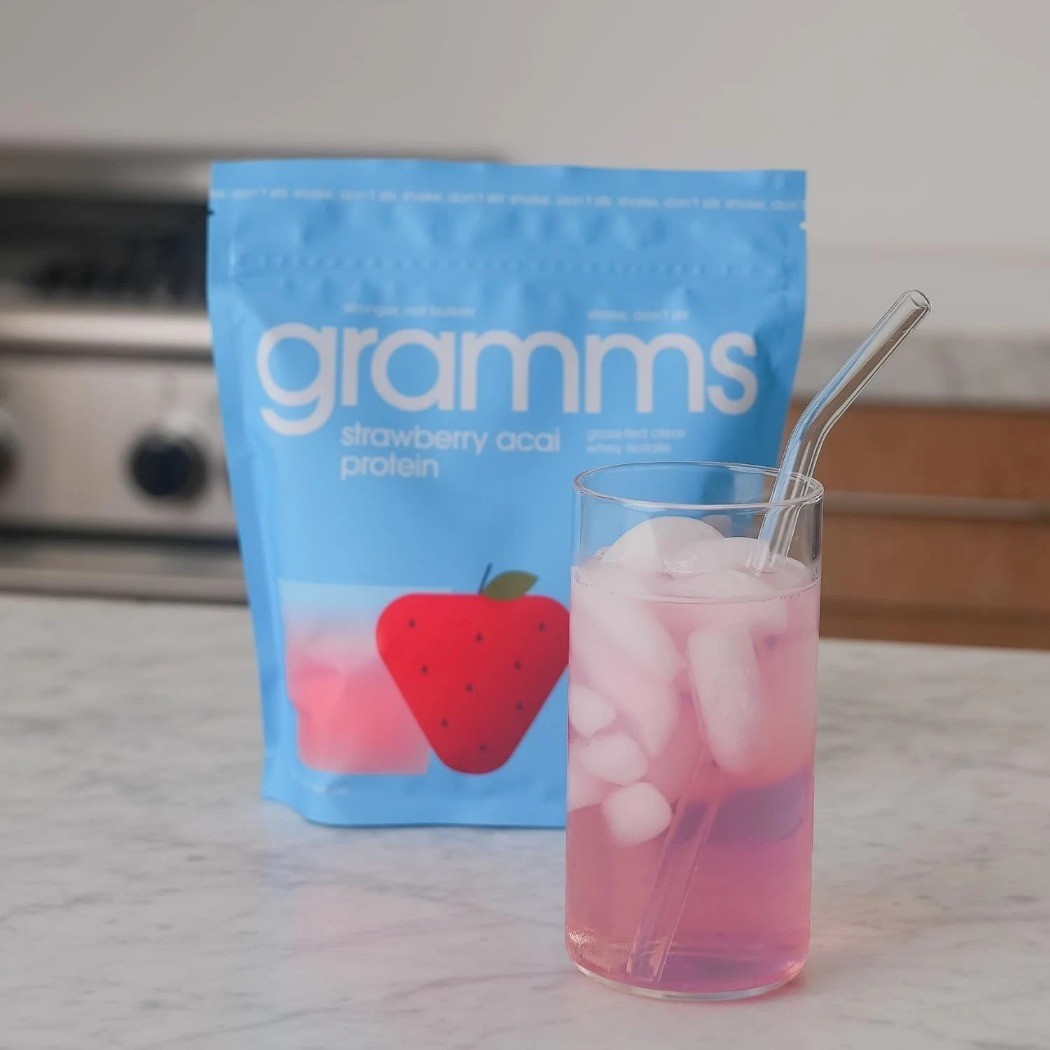 NEW GRAMMS Clear Protein Powder Whey Isolate 20g Protein Zero Sugar
