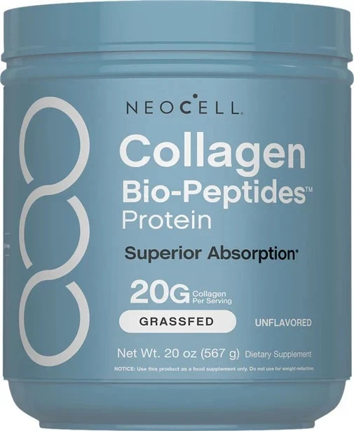Bio-Peptides Collagen Grassfed – 20 Oz – Unflavored – Protein – by NeoCell US