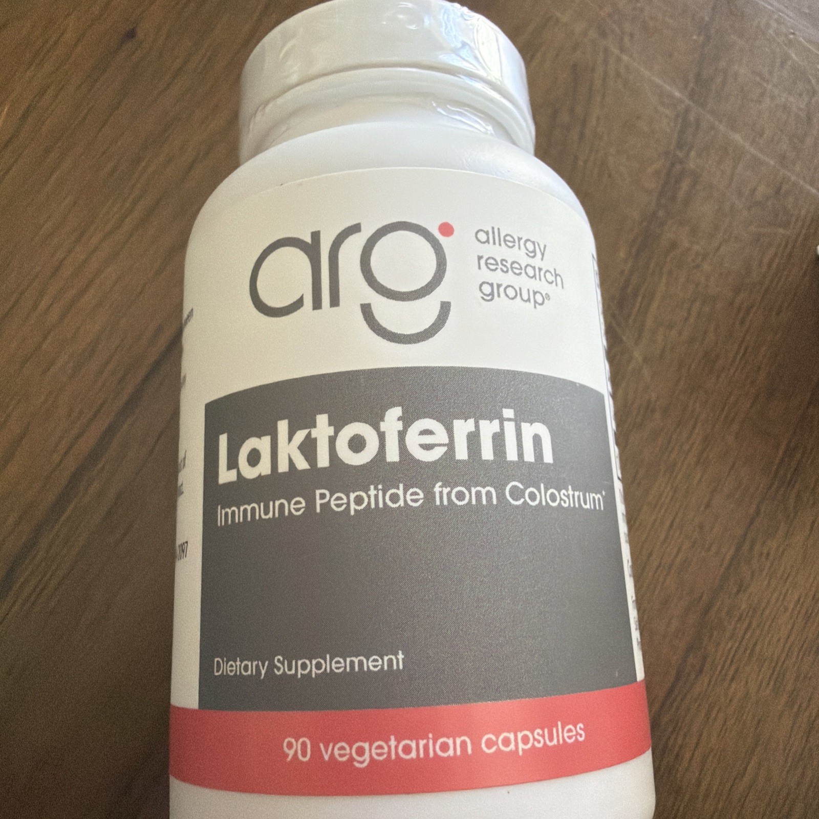 Laktoferrin Allergy Research Group 90 Capsules Exp 12/27