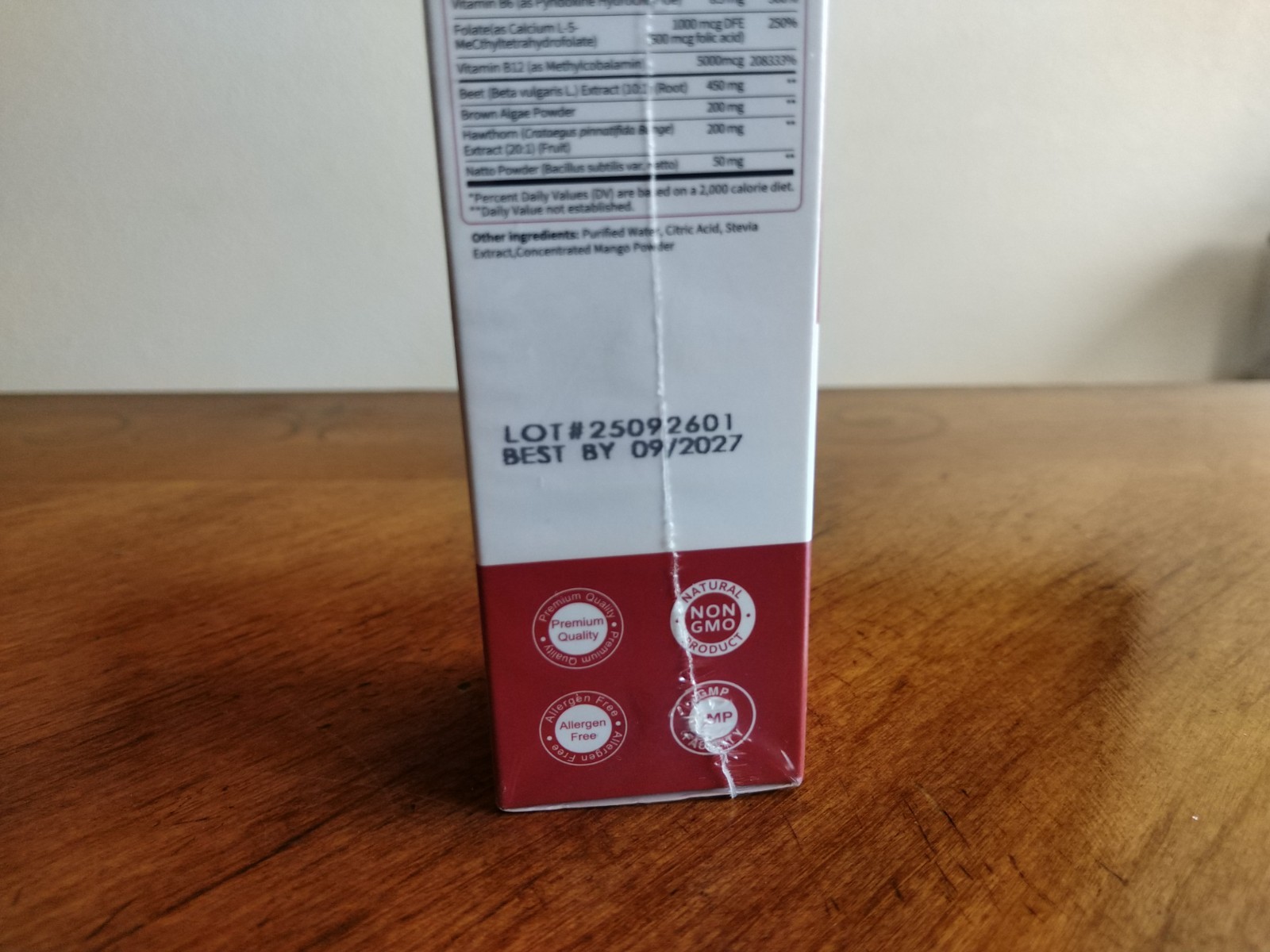 Mulittea Methylated B Complex Liquid Drops 5000 mcg B12 + 1000 mcg Folate 30days