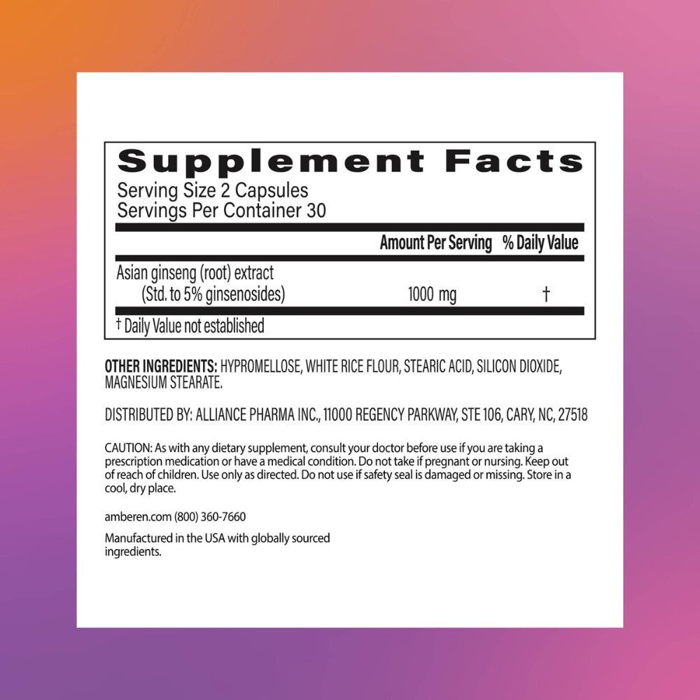 Amberen Libido Spark Menopause Dietary Supplement Capsules – 60ct