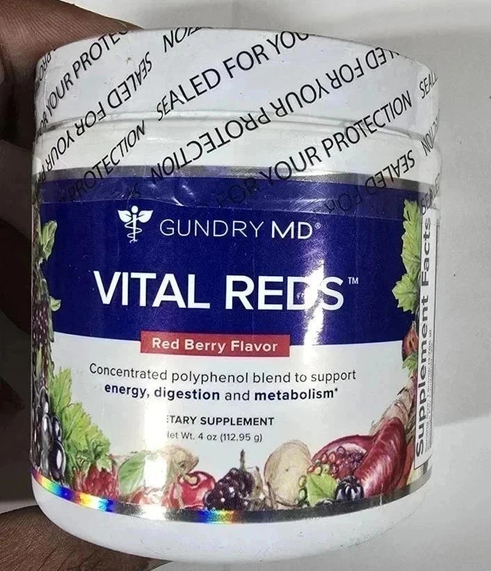 Authentic Gundry MD Vital Reds Energy & Powder 4oz…..\\