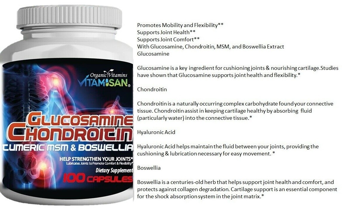 Ultimate Joint Health Supplements Dietary Pills Relief Aches Caps Free Shipping