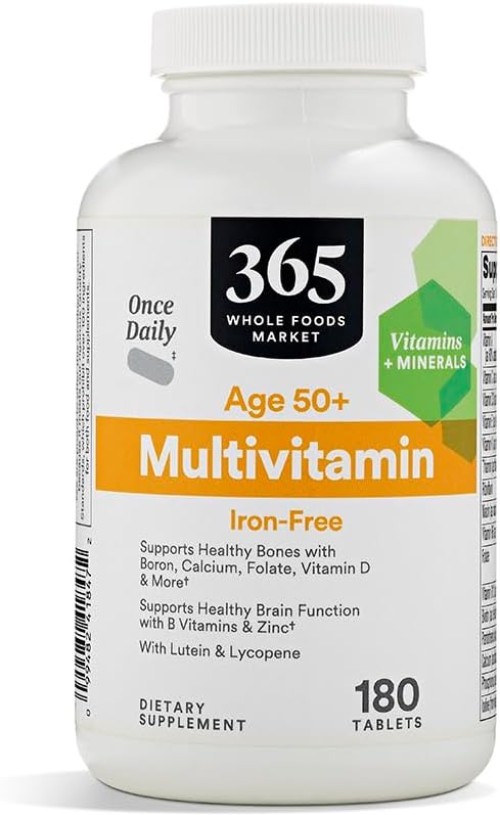 Complete Once Daily Multivitamin for Mature Adults – 180 Count, Organic Formula