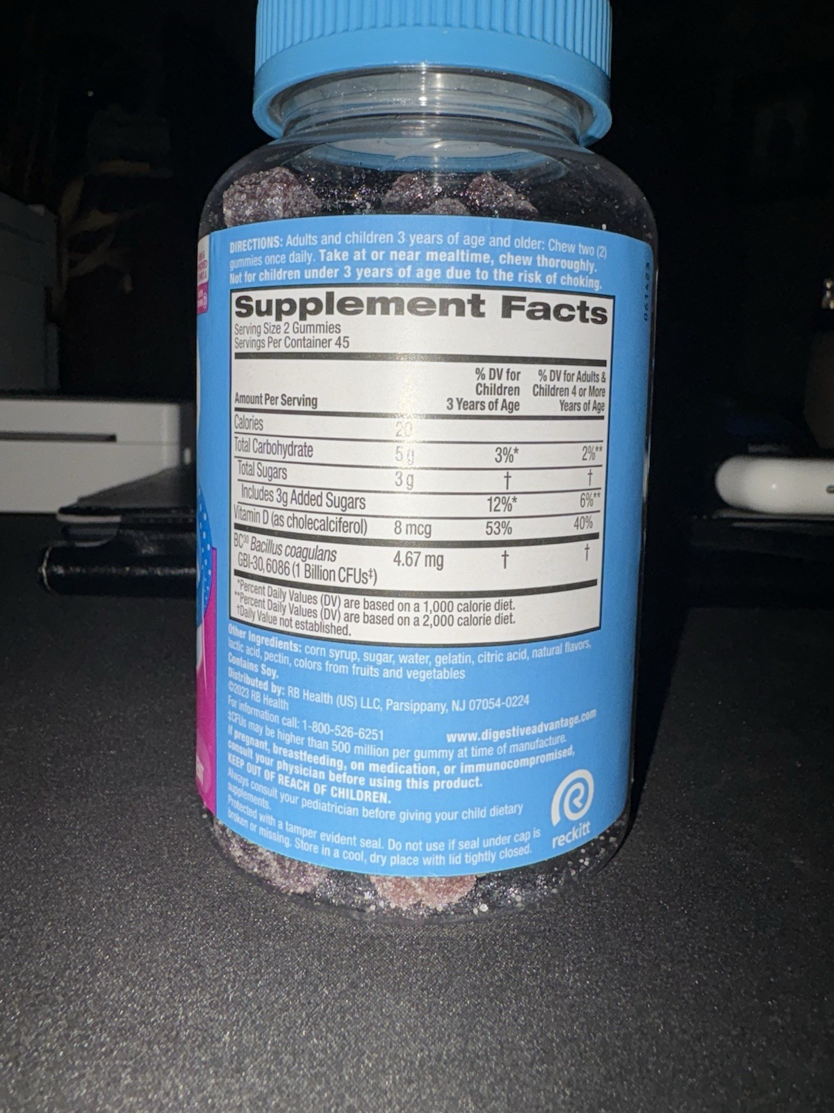Sealed Digestive Advantage Daily Probiotics 3 In 1 – 90 Gummies Exp. 11/26