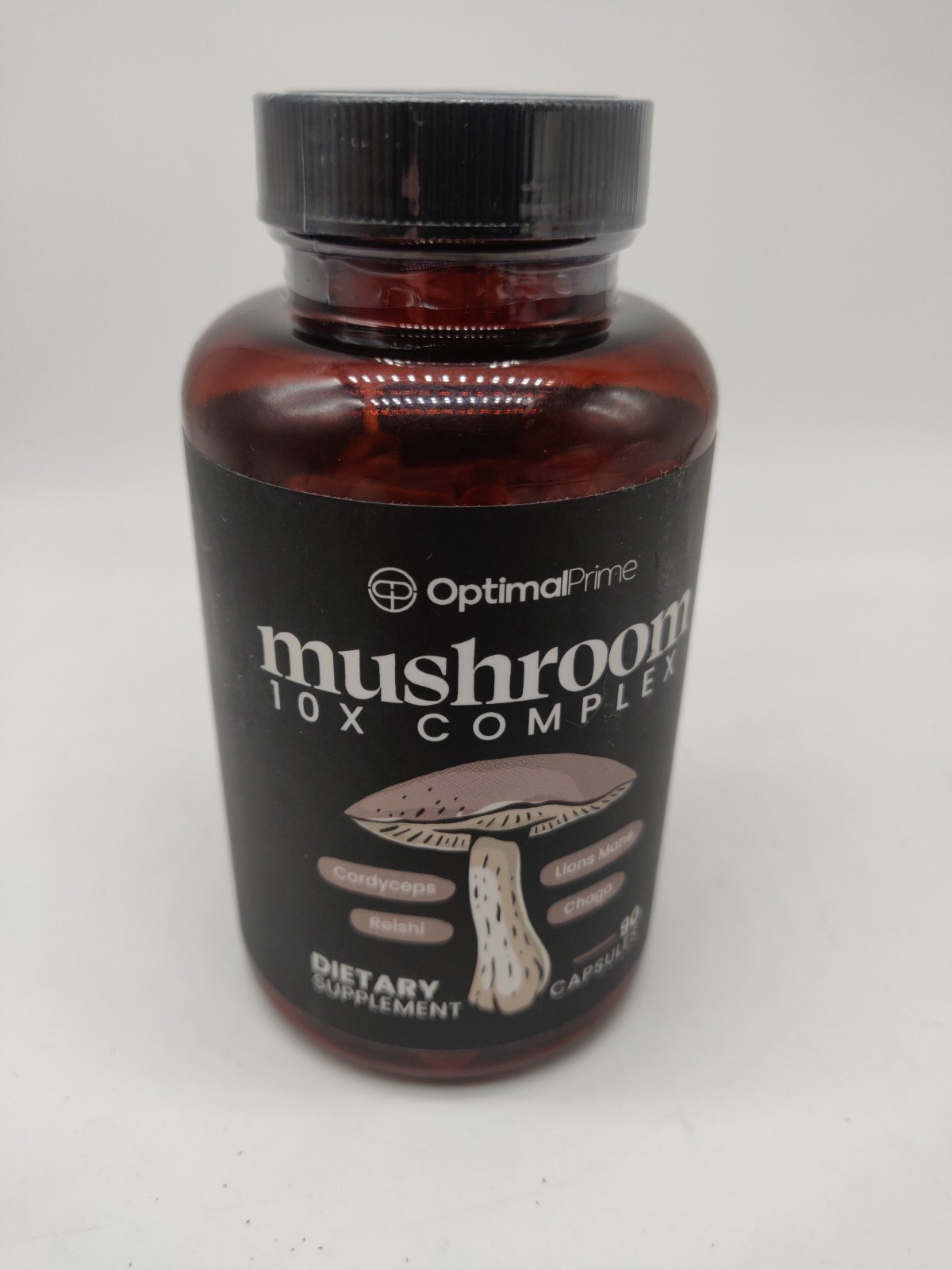 Optimal Prime Mushroom 10x Complex – 90 Capsules – Exp 07/2028 – Sealed