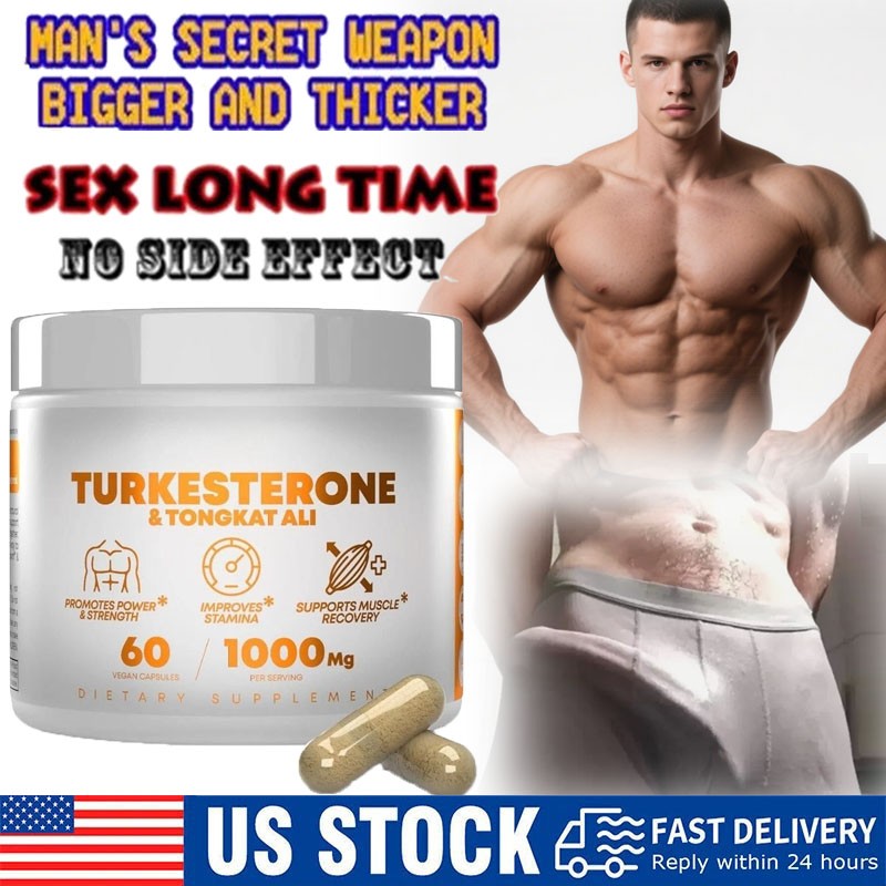 Turkesterone 1000 Mg Natural Capsules Supplement Muscle Growth & Recovery 60 Pcs