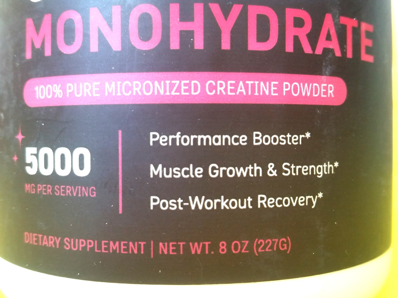 X3 SEALED) 360 NUTRITION pure micronized creatine 5000 (8 OZ) 45 SERVINGS 5/28