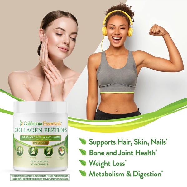 Physician recommened Collagen Protein Bovine Type I & 3 Non-GMO Gluten Free