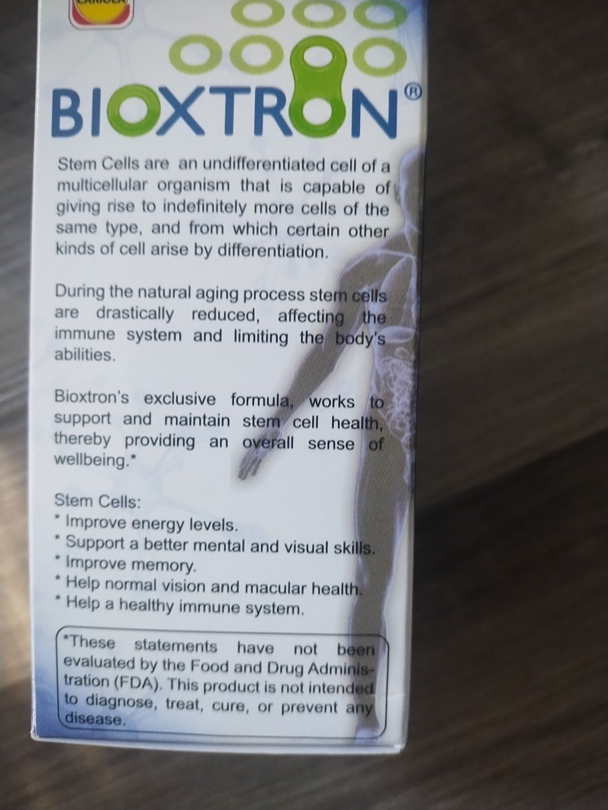 BIOXTRON STEM CELL PRODUCTION ABILITY 60 CAPS |EXP 8/28