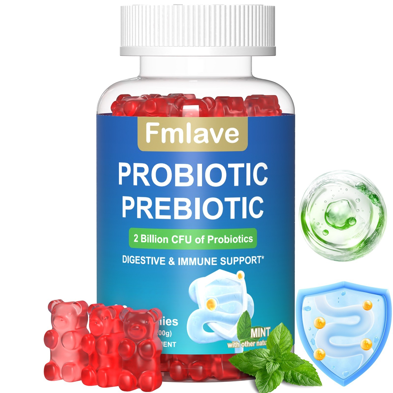 2x Digestive Advantage Probiotic Gummies 120 Count Exp 03/2027 Immune Gut Health