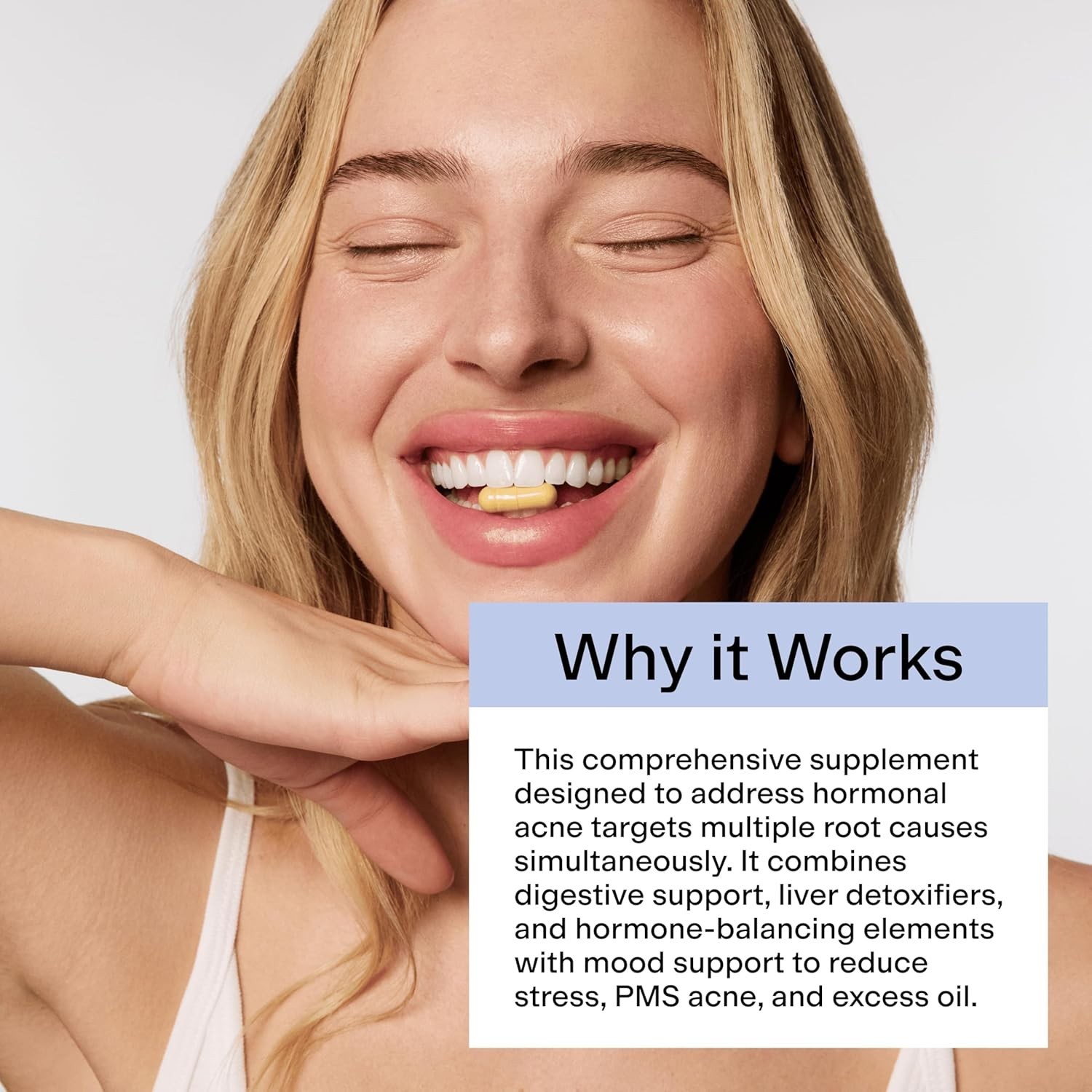 CLEARSTEM Hormonal Acne Supplement – DIM + 5-HTP – 90 Capsules