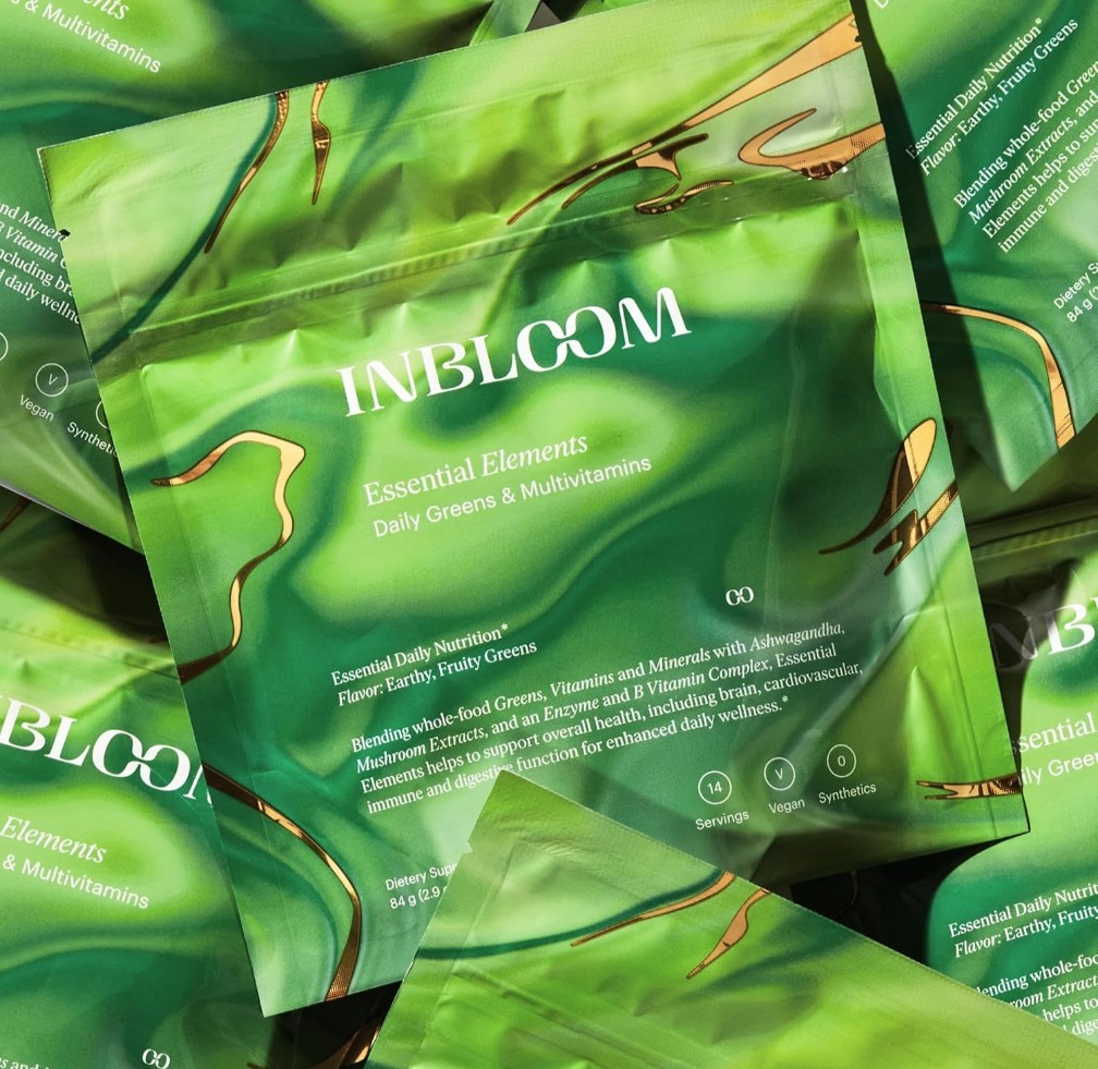 INBLOOM Kate Hudson Essential elements Daily Greens 2.9 oz bag 14 servings
