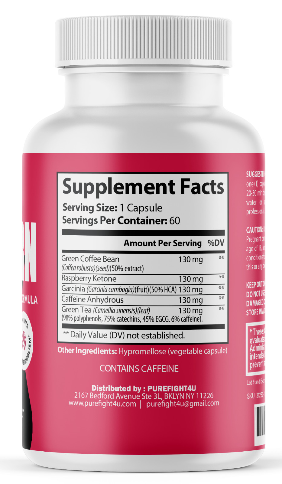 Salt Burn Capsules, Weight Management Support-2 Bottles
