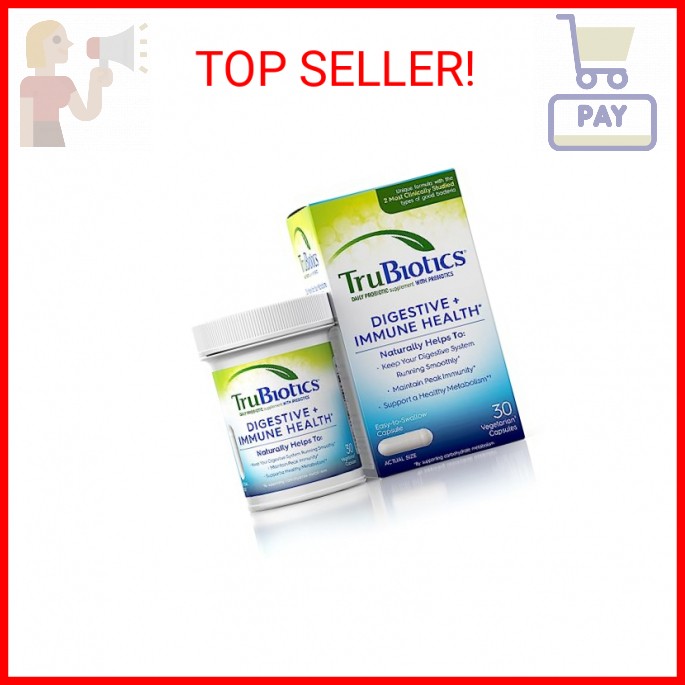 TruBiotics Probiotics for Digestive & Immune Health, Supports Regularity & Helps
