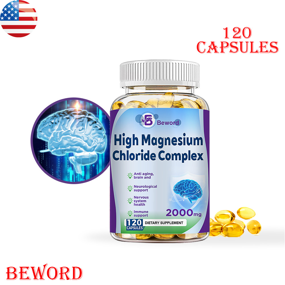 Magnesium Citrate 2000mg Capsules Super Strong Effective Vegan Capsule