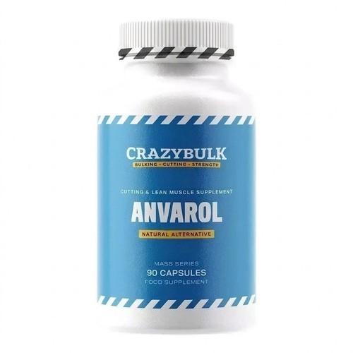 CrazyBulk ANVAROL for Cutting & Lean Muscle Supplement – 90 Capsules, FREE SHIP