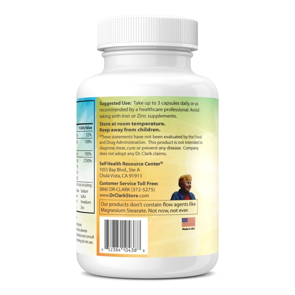 Dr. Clark Store Coral Cal-Mag K2 993mg, Calcium & 1 Count (Pack of 1)