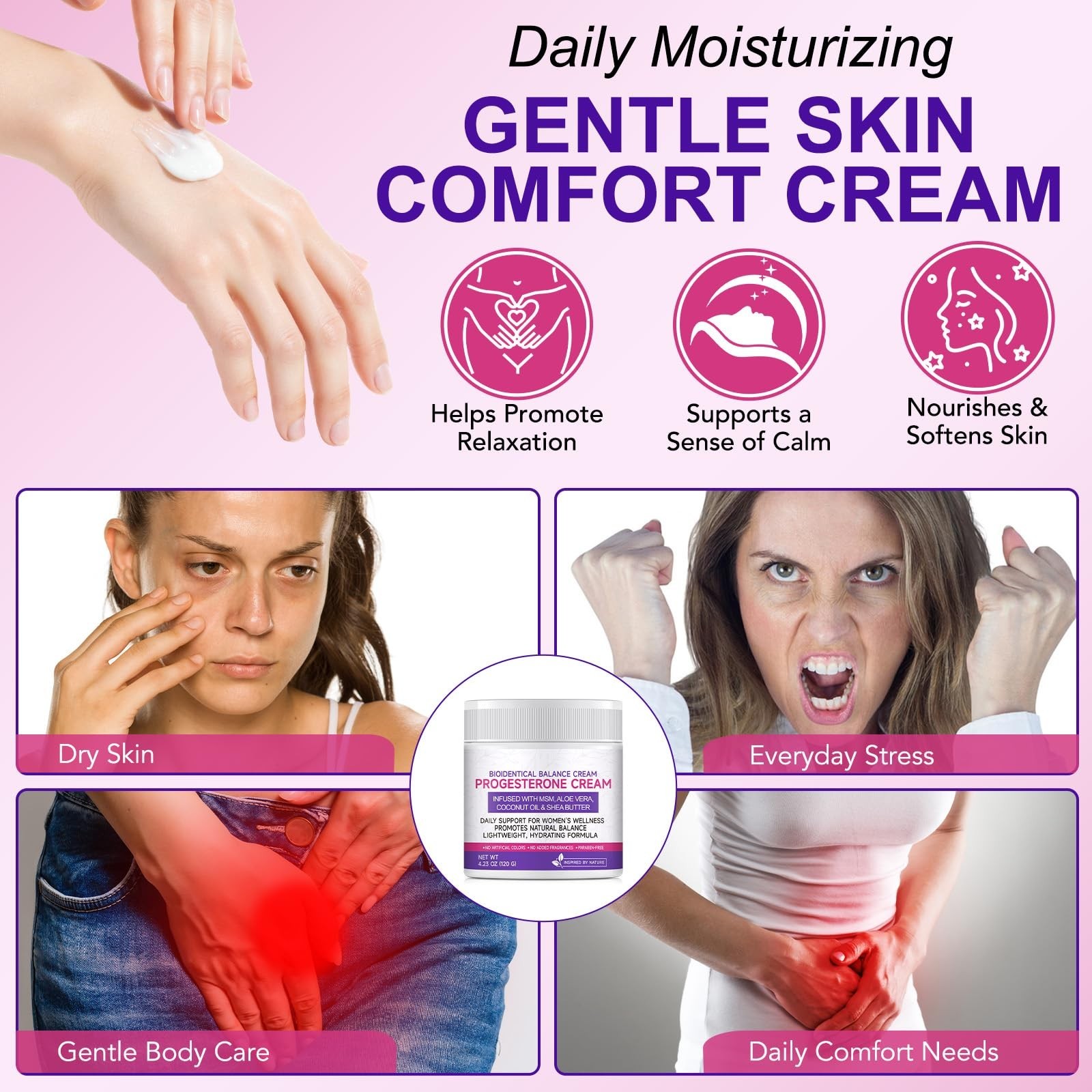 Wild Yam Cream, Topical + Natural Wild Yam Cream for Hormone Balance, Support…