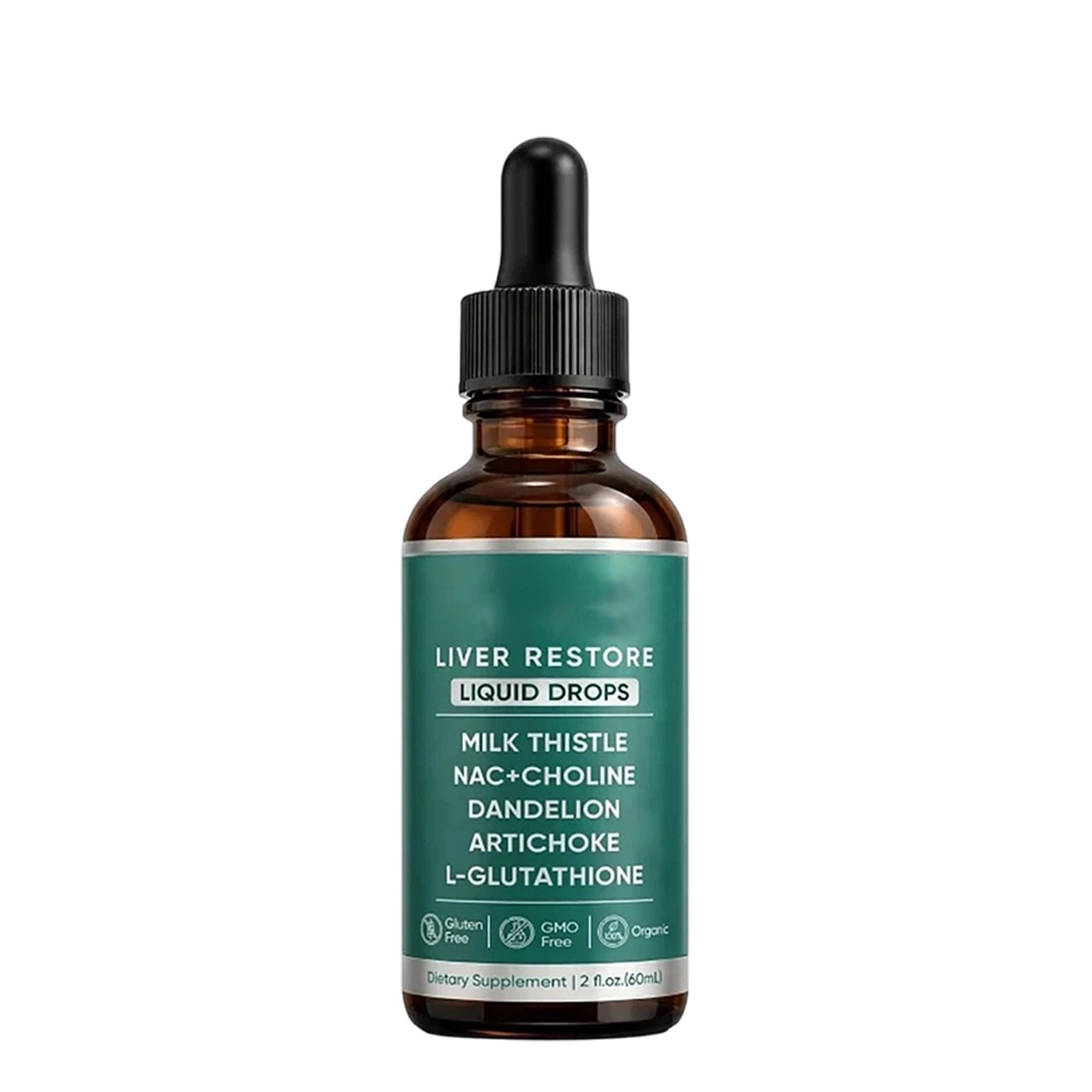 Purelia Liver Restore Drops – Complete Liver Detox Support Supplement 60ml.0q