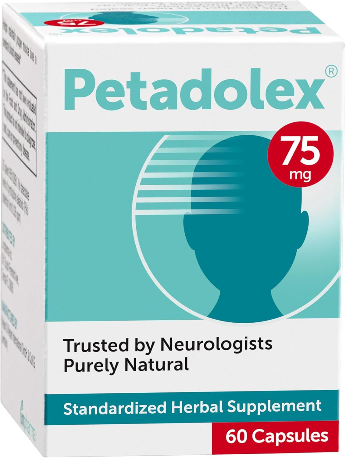 Migraine Relief – Patented Butterbur Root Extract, 75Mg Pa-Free Butterbur Extrac