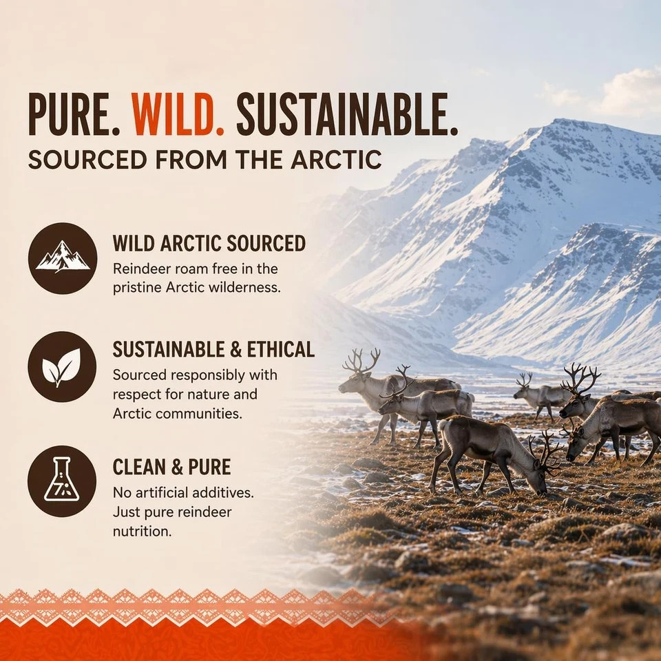 Reindeer Organ Supplement for Men Daily Arctic Herb Reindeer Organ Blend