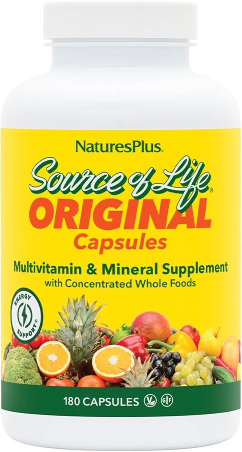 Source of Life Multi-Vitamin & Mineral Supplement 180 Capsules Each (Pack of 3)