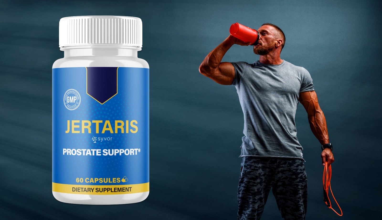 (1 Pack) Jertaris Pills Advanced Prostate & Bladder Support Formula 60 Capsules