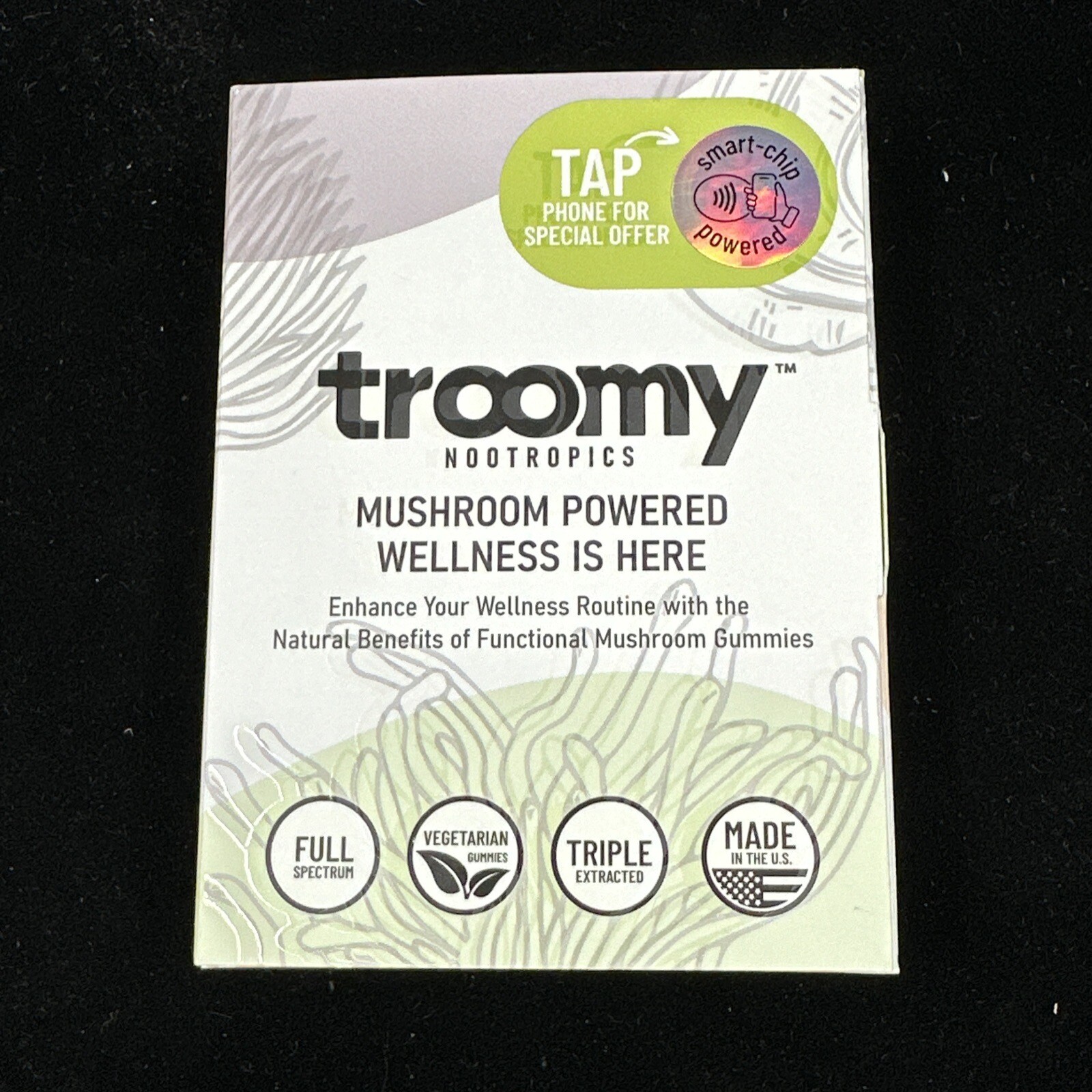Troomy Nootropics Functional Mushroom Gummies (focus & Boost )