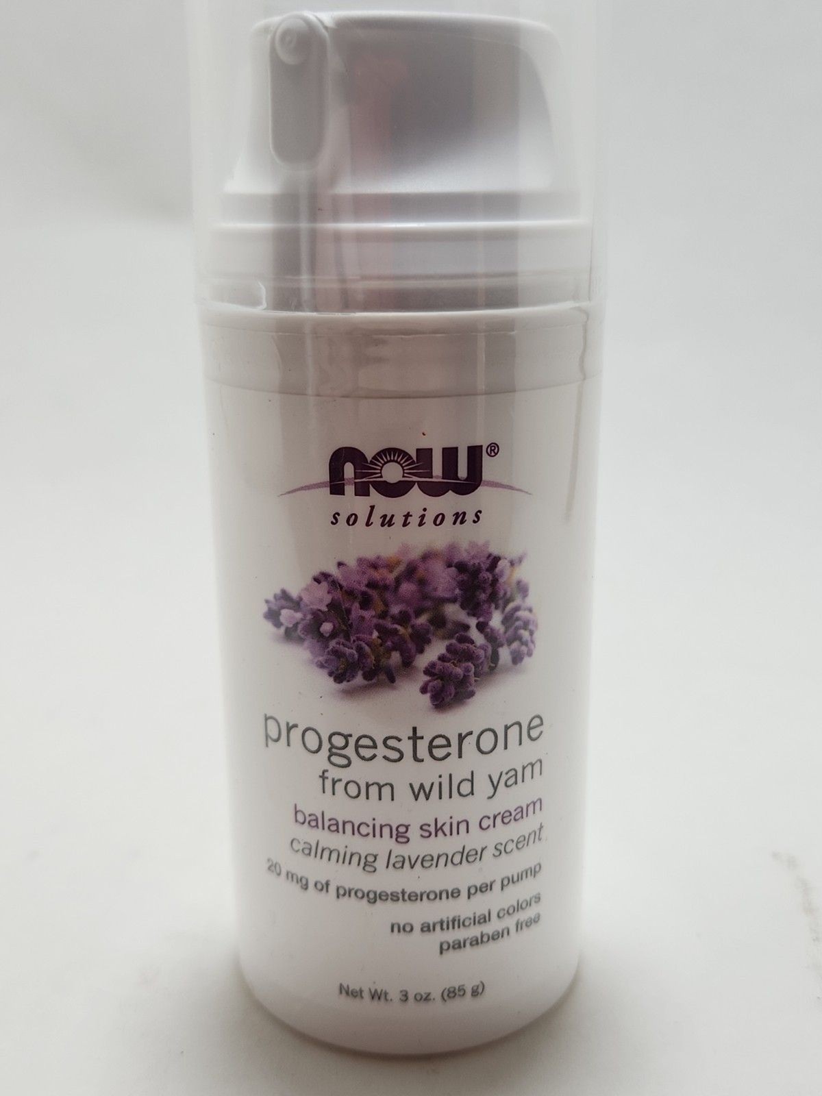 NOW FOODS Progesterone from Lavender Balancing Skin Cream 3 oz, Natural from yam