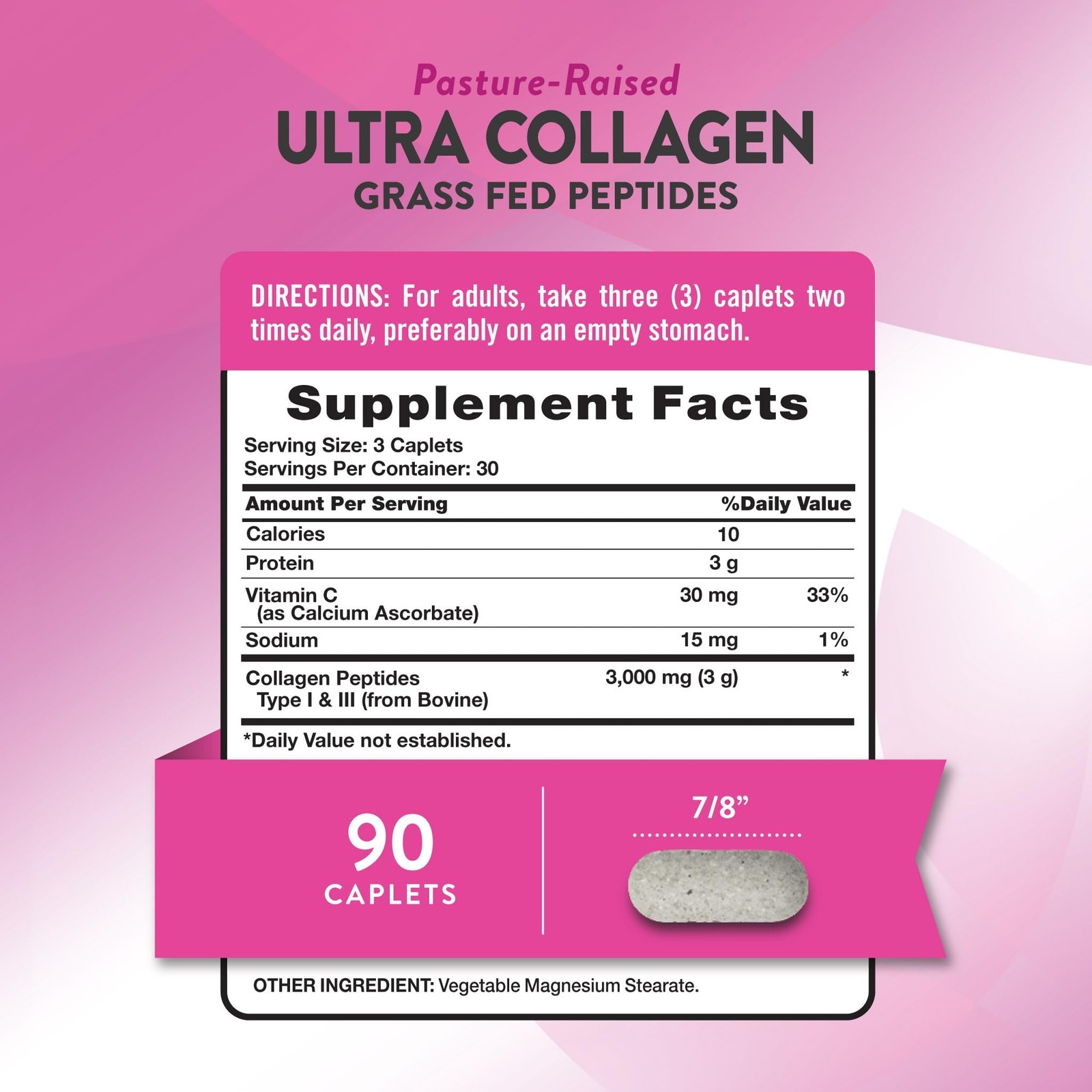 Nature’s Truth Collagen Peptides | 90 Caplets | Type 1 and 3 with Vitamin C |…