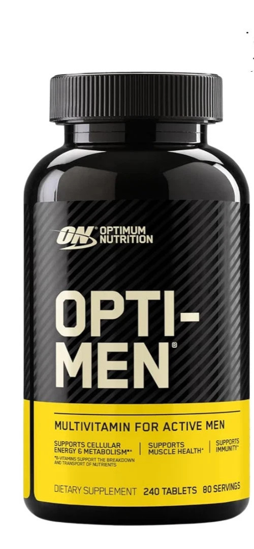 Optimum Nutrition Opti-Men Multivitamin 240 Tablets for Active Men New