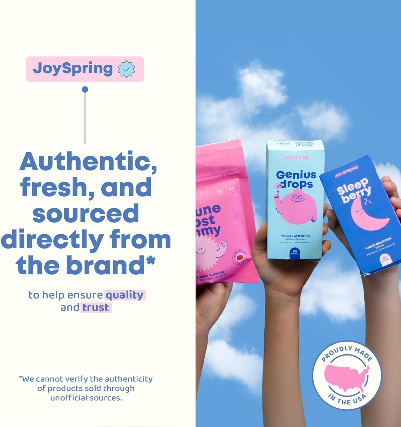 JoySpring 3 Mood Munchies Saffron Gummies for Kids | Saffron Extract Supplement