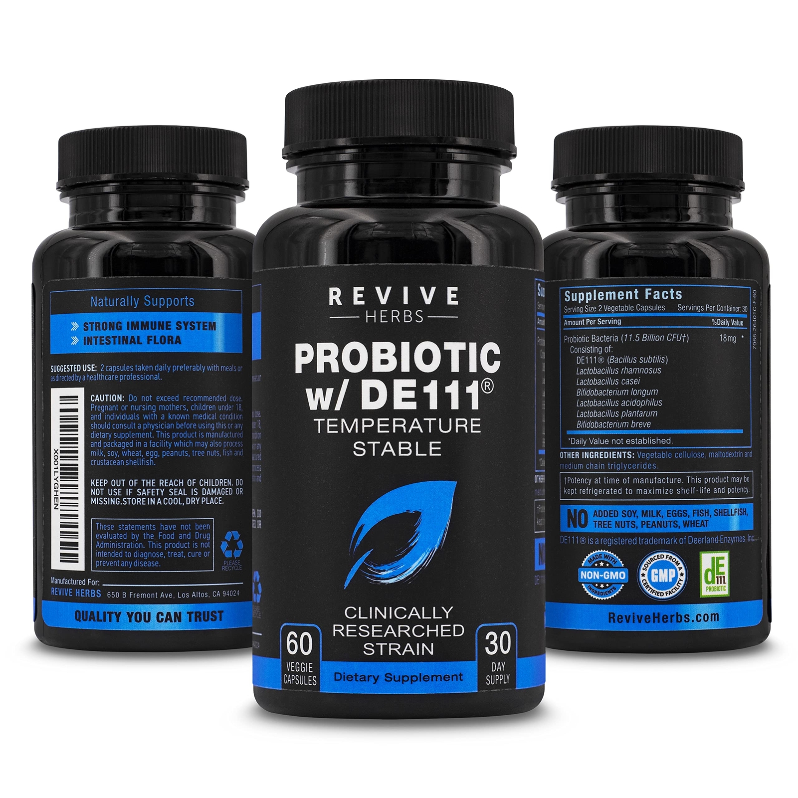 Advanced Probiotic with DE111 Strain (Bacillus subtilis). Spore Forming Probi…