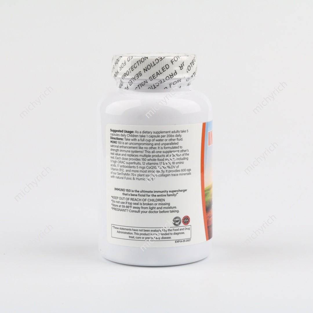 3Pack IMMUNO The Ultimate Multivitamin & Immune Support Supplement 150 Capsules